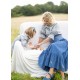 Antoinette Dress with Golden Dusk Hand Smocking Made With Liberty D’anjo