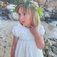 Diana Special Occasion Dress with Lily of the Valley Hand Smocking