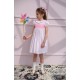 Katherine Johnson Dress Pink Grid Cotton with Strawberrylicious Hand Smocking