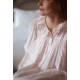 Nightingale Women's Dress Powder Puff Plumetti with Marshmallow Hand Smocking