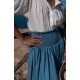 Sullivan Women's Skirt Chambray with Swedish Blue Hand Smocking