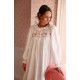 Nightingale Women's Dress Long Sleeves Moonstone with Kir Royale Hand Smocking